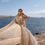 Sara Ali Khan Instagram - You Cannes do it 🙌🌊☀️ 👗: @abujanisandeepkhosla @dolly.jain 💄: @tanvichemburkar 💇‍♀️: @the.mad.hair.scientist 💎: @saudamini08 (thank you my love 💛💛) 📸: @shakeelbinafzal Cannes, French Riviera, France