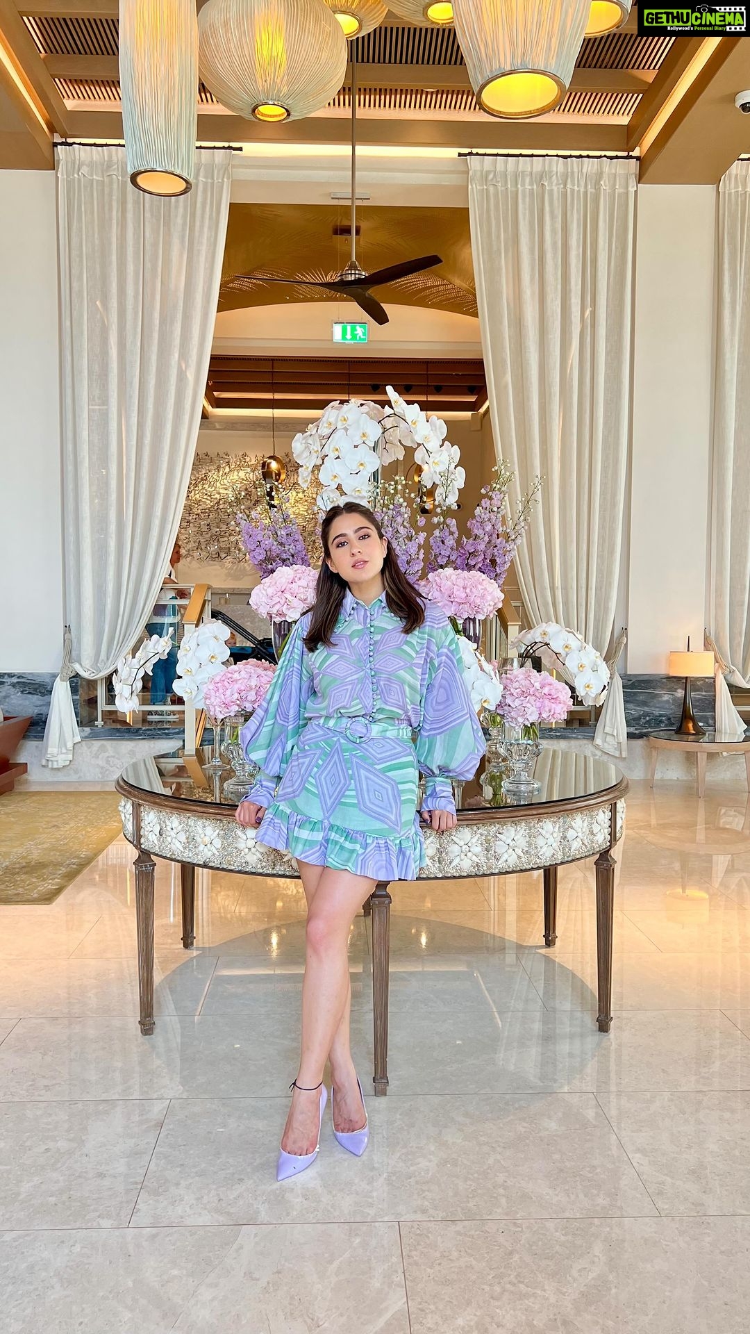 Sara Ali Khan Instagram - Embark on a journey of luxury and grandeur as SOBHA Realty partners with IIFA 2023, creating a seamless blend of excellence and opulence. Experience the art of detail meet the craft of cinema with me and witness the finest beginnings unfold. #IIFA2023 #SobhaRealty #SOBHAxIIFA2023 @iifa @sobharealty