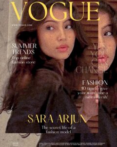 Sara Arjun Instagram - Vogue 🌈

.

.

#vogue #voguemagazine #explorepage #explore #mumbai

.

.

.

#dream #love #happy #girlidea #mumbai #maharashtra #dilhi #sara #fypシ #lovequotes #chennai #kerala