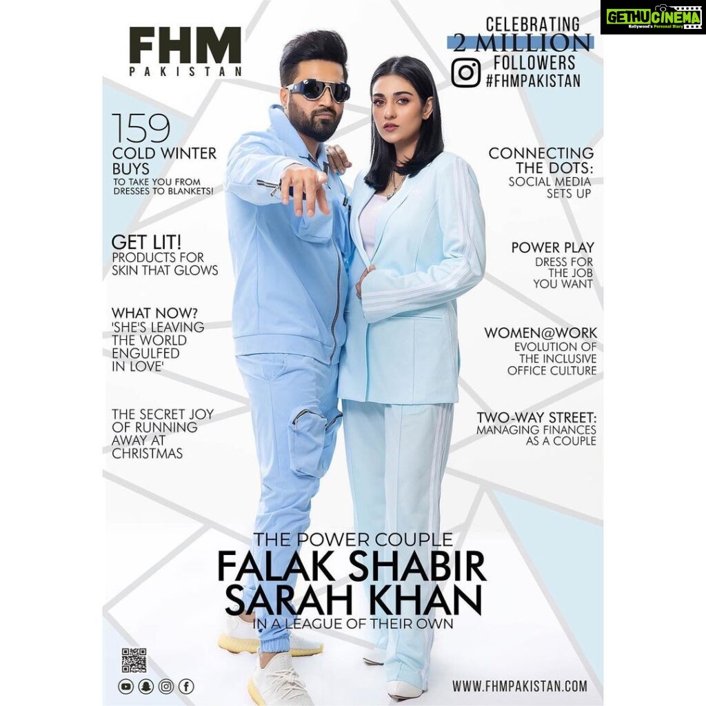 Sarah Khan Instagram - Proudly presenting the nation's superstars, Sarah Khan and Falak Shabbir as the cover stars for @fhmpakistan latest cover story. Both Sarah and Falak continues to reign in their respective careers while inspiring their fans all across the globe with their art and love for each other. Stars: Sarah Khan and Falak Shabbir (@sarahkhanofficial @falakshabir1) Coordination and PR: Danish Maqsood (@danishmaqsood1) Makeup and Hair: Bryan from Nabilas (@bryan.makeupartist1 @nabila_salon) Photographer: Shehryar Adil (@itsshehryaradil) #SarahKhan #FalakShabbir #FHMPakistan