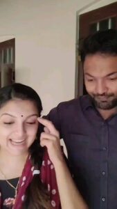 Saranya Mohan Instagram - 🥲ചെറുതായി ഒന്ന് തെറ്റി പോയി. അതിനാണ് 🥲
