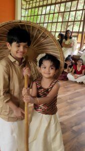Saranya Mohan Instagram - 🥰🥰🥰❤ Happy Onam Dear Friends