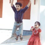 Saranya Mohan Instagram - അമ്പട വീരൻ ചേട്ടാ! ചേട്ടൻ ഒരു ഗില്ലാടി തന്നെ 🤭 📷 @vivek_kovalam Trivandrum, India