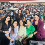 Saranya Mohan Instagram - 🥰🥰🥰❤ Greenfield International Stadium