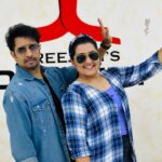 Sarayu Mohan Instagram - Everything about this is special because its all about @kunjamminishospitalmovie ❤️ Me wearing @violet_surplusboutique With our choreographer SreejithSir🥰 Dancity - Academy of Dance