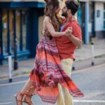 Sargun Mehta Instagram - Happy holi from scarlet and harnan 🤩 NIGAH MARDA AYI VE ❤️ 17TH MARCH 23 @gurnambhullarofficial @rupinderinderjit #nigahmardaayive #17thmarch2023 #sargunmehta #gurnambhullar #punjabimusic #punjabifilm