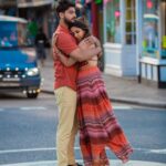 Sargun Mehta Instagram - Happy holi from scarlet and harnan 🤩 NIGAH MARDA AYI VE ❤️ 17TH MARCH 23 @gurnambhullarofficial @rupinderinderjit #nigahmardaayive #17thmarch2023 #sargunmehta #gurnambhullar #punjabimusic #punjabifilm