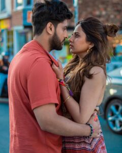 Sargun Mehta Instagram - Happy holi from scarlet and harnan 🤩
 NIGAH MARDA AYI VE ❤️ 17TH  MARCH 23

@gurnambhullarofficial @rupinderinderjit #nigahmardaayive #17thmarch2023 #sargunmehta #gurnambhullar #punjabimusic #punjabifilm