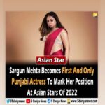 Sargun Mehta Instagram - Its not the ranking that makes me happy, because everyone is winning in whatever they are doing ; as that is their personal goal victory .. For me , just sharing my name with all the people i love and who have inspired me gave me goosebumps. Thank you ❤... just gratitude 🙏