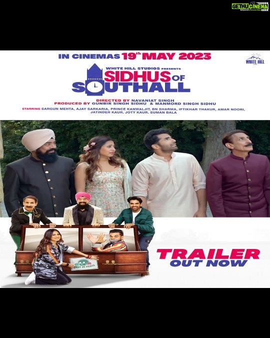 Sargun Mehta Instagram - " Ghar da Murda 😆star barabar✨ " Lo ji White Hill Studios pesh kardey ne " Sidhus Of Southall " 🎬 Vekho Sidhu kiddan solve karaangay eeh mystery! An Entertainment piece you can't miss on. Visit your nearest theatres on 19th May 2023 🗓️ to have a fun ride! Go check the trailer only at @whitehillmusic official YouTube Channel!! Directed by : @navaniatsingh Produced by: @gunbir_whitehill , @manmordsidhu Starring : @sargunmehta @ajaysarkaria @princekanwaljitsingh @bnsharma_official @ifitkharthakur9 @amarnooriworld #jatinderkaur @jotykay Story & Screenplay : #inderpalsingh Dialogues : @bhinditolawal Executive Producer: @deana.uppal Associate Producer : #sambhattacharjee Music : @avvysra , @oyekunaal6 Lyrics : @nachhatargill , @a.k.h.i.l_01, @prabhgillmusic , @oyekunaal6 Vfx / Visual promotions : @visualkeystudioz @vickychaudharyeditor Choreographer : @mginthehouse_official Production Desinger : #chetanpathak Costume Designer : @roma2204 Production Manager : @_msbajwa Dop : #harmeetsingh Editor : #rohitdhiman @whitehillmusic @whitehilltunes @whitehilldhaakad @whitehillentertainmentofficial @whitehillbeats @whitehillstudios @whitehill_akaalgurbani @whitehilldevotional @whitehillclassics #sos #sidhusofsouthall #sargunmehta #ajaysarkaria #avvysra #bnsharma #noor #movies #instagood #overseas #cinema #filmphotography #instagram #insta #reels #viral #trending #releasing #theatre