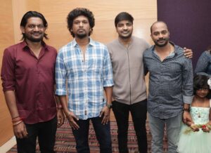 Sathish Instagram - Happy to Announce My Next Project Produced by @whitecarpetfilms Directed by @venkithechamp Thank u so much @lokesh.kanagaraj bro for kick starting with the Pooja❤️🤗

@simranguptaofficial #aanandharaj @rameshthilak @thangadurai_actor @yuva__karthick @muralikrishnan_cinema  @kirthikhasekar @Chandru_ranganathan

@teamaimpro