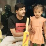 Sathish Instagram - Love from youngest @mahi7781 and @chennaiipl fan 😍😍😍
