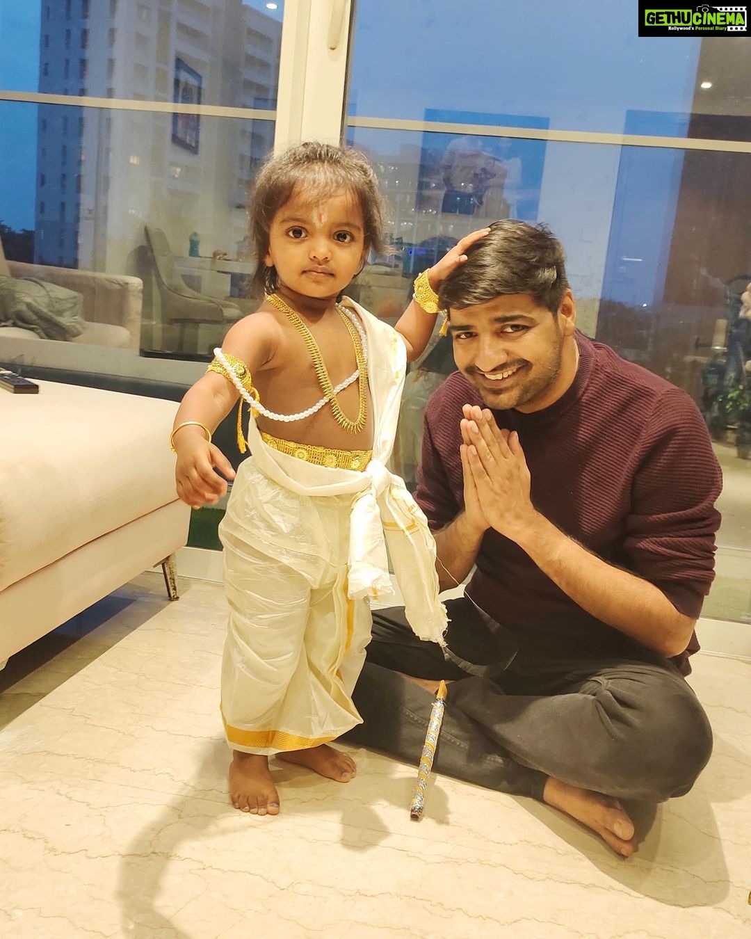 Sathish - 77.5K Likes - Blessings from my Krishna 😍😍😍#happykrishnajayanthi 🙏🏻🙏🏻