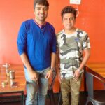 Sathish Instagram - Met Kannada Super Star #shivrajkumar sir. It was such an honour meeting u sir. Such a warm, humble and a down to earth person. Longlive sir 🤗🤗🤗