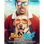 Sathish Instagram - With all ur blessings #naaisekar releasing today. Thank u #KalpathiAghoram sir #Ganesh sir #Suresh sir @archanakalpathi @aishwaryakalpathi @venkat.manickam sir for encouraging us 🙏🏻. Hope all kids and family ll enjoy #naaisekar Watch in theatres with mask. God & Cinema fans bless us🙏🏻😍🙏🏻
