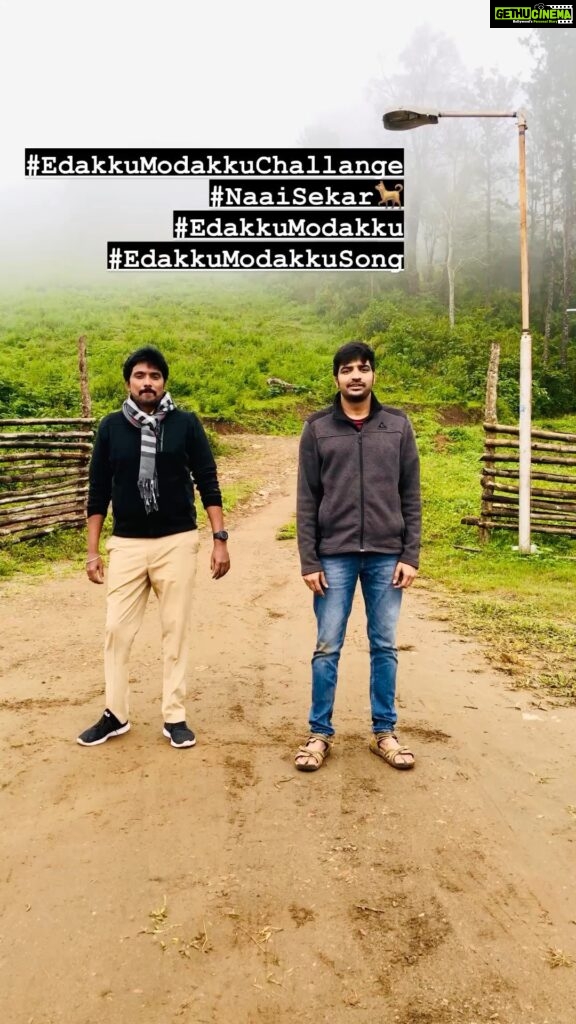 Sathish Instagram - #naaisekar 🐕 #edakkumodakku 😍#edakkumodakkusong 😍#edakkumodakkuchallenge 😍@sonymusic_south @ajayraaj