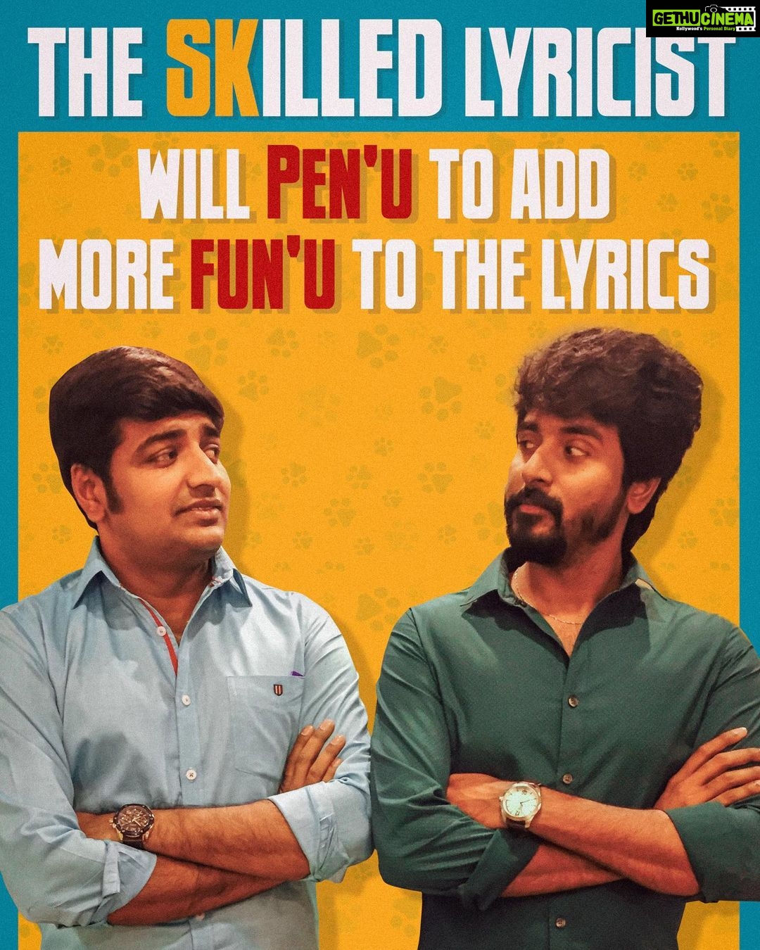 Sathish Instagram - Nanban @sivakarthikeyan wrote lyric for a peppy song in our #NaaiSekar š Composed by #RockStar @anirudhofficial Mikka Nandri Nanba š¤šš¤ Love u always š¤šš¤ #AnirudhSingleForNaaiSekar #AnirudhSingle #SkLyricsInNaaisekar @archanakalpathi @aishwaryakalpathi @kishorerajkumar @pavithralakshmioffl @iamsandy_off @agsentertainment @agscinemas @venkat.manickam