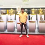 Sathish Instagram – With our #csk @chennaiipl trophies❤️❤️❤️ Waiting to c this year #IPL 
trophy too In @mahi7781 ’s hand 💪😍We believe u #csk & #dhoni ❤️