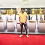 Sathish Instagram - With our #csk @chennaiipl trophies❤️❤️❤️ Waiting to c this year #IPL trophy too In @mahi7781 ’s hand 💪😍We believe u #csk & #dhoni ❤️