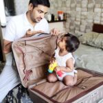 Sathish Instagram - Bangalore pongo... Kashmir pongo... Mumbai pongo... Enga ponalum ennaiyum koottikittu ponga appa 😍😬😬😍