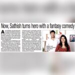 Sathish Instagram - Thank u so much for ur support @chennaitimestoi @archanakalpathi @aishwaryakalpathi @agsentertainment #ags21