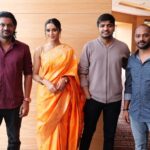 Sathish Instagram - Happy to Announce My Next Project Produced by @whitecarpetfilms Directed by @venkithechamp Thank u so much @lokesh.kanagaraj bro for kick starting with the Pooja❤️🤗 @simranguptaofficial #aanandharaj @rameshthilak @thangadurai_actor @yuva__karthick @muralikrishnan_cinema @kirthikhasekar @Chandru_ranganathan @teamaimpro
