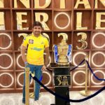 Sathish Instagram - We Went To Ahmedabad With Confidence & Love…. And Return With The Cup 🏆😍🏆😍🏆😍🏆😍🏆 Always Love You @chennaiipl and @mahi7781 ❤️❤️ #csk #ipl2023final #cskvsgt