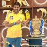 Sathish Instagram - We Went To Ahmedabad With Confidence & Love…. And Return With The Cup 🏆😍🏆😍🏆😍🏆😍🏆 Always Love You @chennaiipl and @mahi7781 ❤️❤️ #csk #ipl2023final #cskvsgt