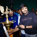 Sathish Instagram - I am very happy to launch The @pvrcinemas_official #aerohub located at #chennaiairport With my Movie team @whitecarpetfilms @kvijay_pandi dir @venkithechamp #Aanandharaj @meena_chabbria 🤗❤️💪