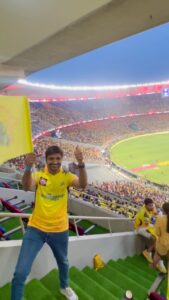 Sathish Instagram - Love You #csk❤️❤️❤️
