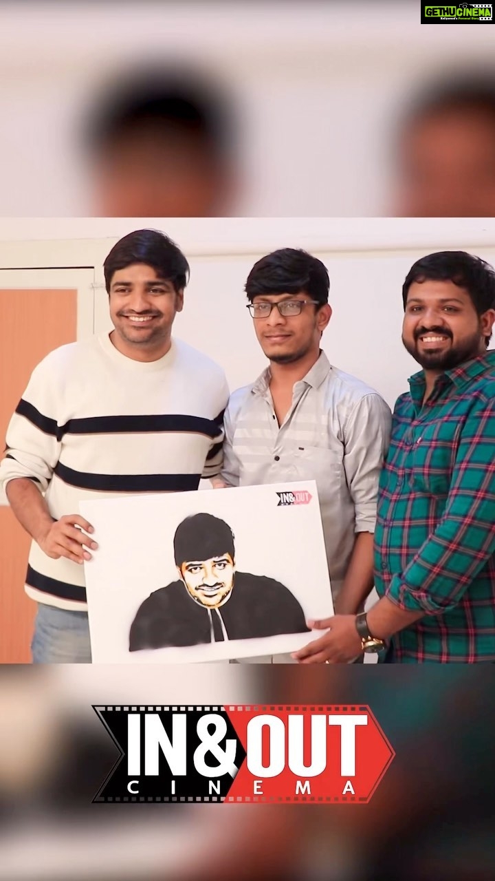 Sathish Instagram - Thank u so much for this art and love @markstudioindia @inandoutcinema @marshal_creator @francismarkus.b 🤗😍🤗