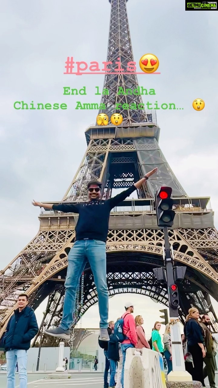 Sathish Instagram - End la Andha Chinese Amma reaction…. 😲😜😲 📸 : @veeen_c 🤗
