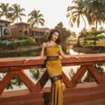 Scarlett Mellish Wilson Instagram - Bridges and sunsets at the @itcgrandgoa ! My favourite hotel in Goa , I love the Portuguese architecture, the colours , pure bliss ! Goa India