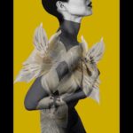 Scarlett Mellish Wilson Instagram - An absolute honour to be shot by this remarkable artist 📷 @danielemahphotography Posted @withregram • @danielemah65 Really looking forward to New York in a few weeks for art expo art fair. I’ll be showing some of these new works 🧡💛 limited edition prints. flowers #mothernature creation #fleursauvage all photographed on the #cotedazur #wildflowers #figurative #model #scarlettwilson #flowerbodyart #nakedportraits London, United Kingdom