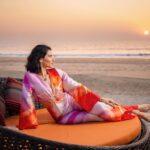 Scarlett Mellish Wilson Instagram - Top sunsets in the world … @itcgrandgoa beach is one of my favourites! Already dreaming of being back in Goa … 📸 @corygoldbergphotography