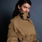 Scarlett Mellish Wilson Instagram - Posted @withregram • @blackburdofficial Back by popular demand • stunning @scarlettwilsonofficial wearing The Lois Trench Coat ❤️ Available now on our website London, United Kingdom