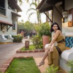 Scarlett Mellish Wilson Instagram – Bridges and sunsets at the @itcgrandgoa ! 
My favourite hotel in Goa , I love the Portuguese architecture, the colours , pure bliss ! Goa India