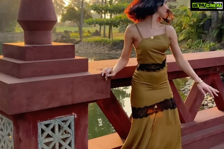 Scarlett Mellish Wilson Instagram - Bridges and sunsets at the @itcgrandgoa ! My favourite hotel in Goa , I love the Portuguese architecture, the colours , pure bliss ! Goa India