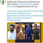 Shaam Instagram - MEGA BLOCKBUSTER 🔥🔥🔥🔥🔥🔥🔥 #mega blockbusterthalapathy #vijay #thalapathyvijay #actorshaam #shaam #varisu #vaarisudu #audio #launch #pongal #release # @srikanth.meka @r_sarath_kumar