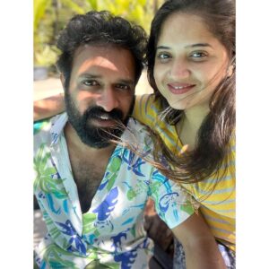 Shafna Instagram - Happy Birthday To You my Life Changer!!! You are the reason am enjoying and exploring my life this way…. You are the reason I started loving life…. Thankyou for being the best man I could get!!! I want our life to be this way till the end… With the same love and affection and connection and care and concern and all that we have for each other…. As I always say, you are the best thing happened to me… I Love You • Happy Birthday ikkaaaa….😘😘😘😘😘 Stay happy strong healthy and peaceful!!! @sajinsajin_ ♥️😘