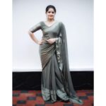 Shafna Instagram - Just flaunting my Sea green skyla georgette saree from @_taaishbythasnimsalam_ 💚 Earrings from @trinetra_collections 💚 Clicked by @aashiq.aashii @the.spark.stories 💚 #ootd #picoftheday #memyself #taaish #trinetra #myhome