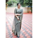 Shafna Instagram - Just flaunting my Sea green skyla georgette saree from @_taaishbythasnimsalam_ 💚 Earrings from @trinetra_collections 💚 Clicked by @aashiq.aashii @the.spark.stories 💚 #ootd #picoftheday #memyself #taaish #trinetra #myhome