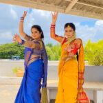 Shafna Instagram - Rakkamma wit my rukku❤️❤️💃💃💃🥰 @shafna.nizam #reels #reelsinstagram #reelitfeelit #shooting #happy#remixonreels #srimanthudu #rakkamma #trendingreels