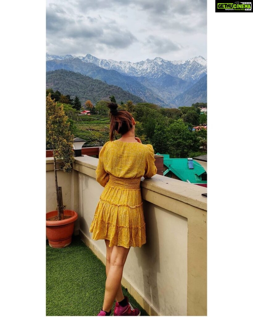 Shagun Sharma Instagram - It's so pretty and I like that❤❤ Last day ❤ Will definitely miss the view n the cold ❤ #himachalpradesh #Palampur #explorepage #explore #exploremore #exploreinstagram #viralpost #viralmore #viral #discoverpage #Shagunsharma #Sonu The Bliss Palampur