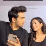 Shagun Sharma Instagram - Black was just a co incidence, Reel wasn't. @pravisht_m just the beginning. Many more to come 😛🤪👻 Sania Studio Naigaon