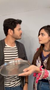 Shagun Sharma Instagram - After non stop nagging 
I made another reel with @jaysoni25 hahahaha 
I cant keep a straight face 😂 

#actors #fun #bigboss #ig #reel #instagood #explore #trending