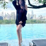 Shama Sikander Instagram - A day at poolside is extremely satisfying and contenting 😇🧿🏊‍♀️ . . . #pool #hot #holidays #2023 #newyear2023 #stylefashion #fashionicon #diva #spreadlove #shamasikander