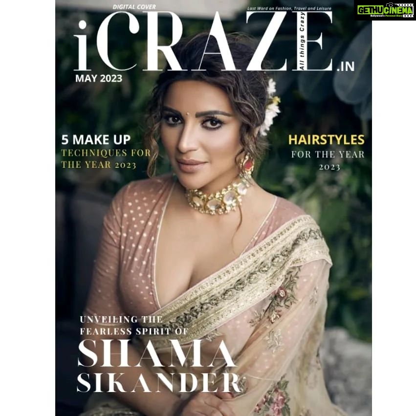 Shama Sikander Instagram - Unveiling the fearless spirit of @shamasikander on the digital cover of @icrazemagazine May 2023. Magazine: @icrazemagazine Editor: @supriyakhemani48 Cover Designed by: @ticksncandlesticks www.icraze.in 📸 : @sameerbelvalkar MUA : @swatidedhia_makeup Artist Reputation Management: @shimmerentertainment #shamasikander #shamanism #icraze #coverrelease #coverpagealert #icrazemagazine #bestdigitalmagazine #bestmagazine #ticksncandlesticks