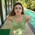 Shefali Jariwala Instagram - Life in green is a life serene 💚 #green #love . . . #poolday #pooltime #summervibes #potd #travelgram #goa