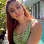 Shefali Jariwala Instagram - Life in green is a life serene 💚 #green #love . . . #poolday #pooltime #summervibes #potd #travelgram #goa